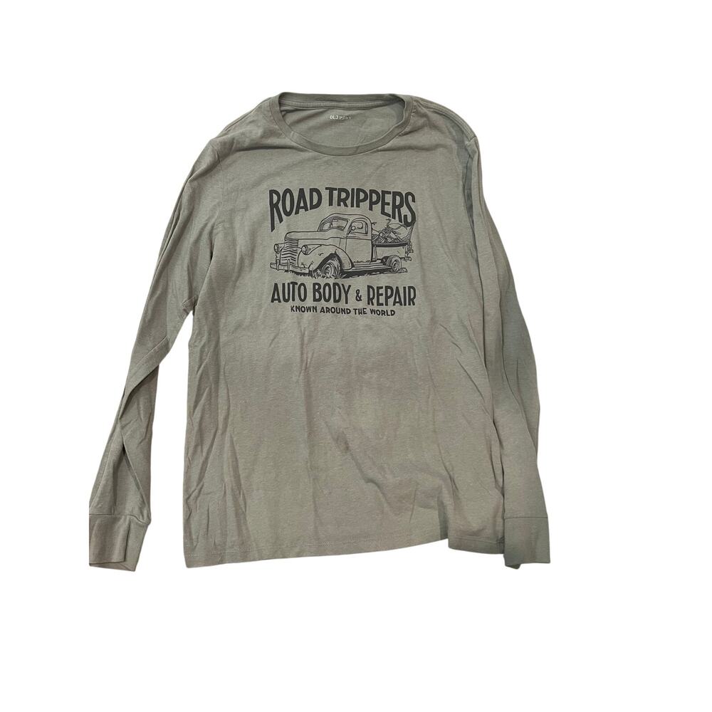 Old Navy Road Trippers Repair Long Sleeve Shirt Mens Large